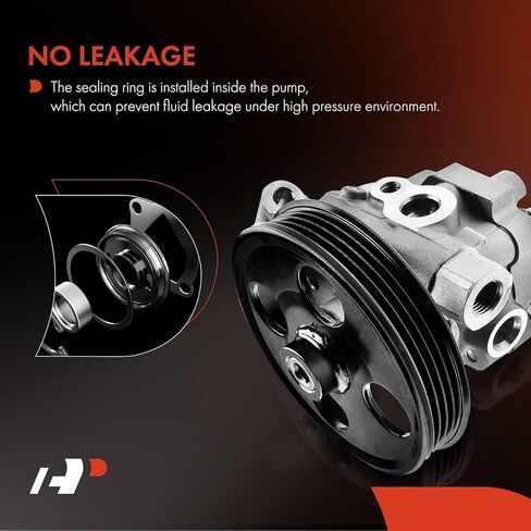 A-Premium Power Steering Pump, with Pulley, Compatible with Mazda 6 2009 2010 2011 2012 2013, V6 3.7L, Replace # GS4H32650B in Saudi Arabia