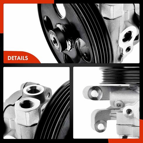 A-Premium Power Steering Pump, with Pulley, Compatible with Mazda 6 2009 2010 2011 2012 2013, V6 3.7L, Replace # GS4H32650B in Saudi Arabia