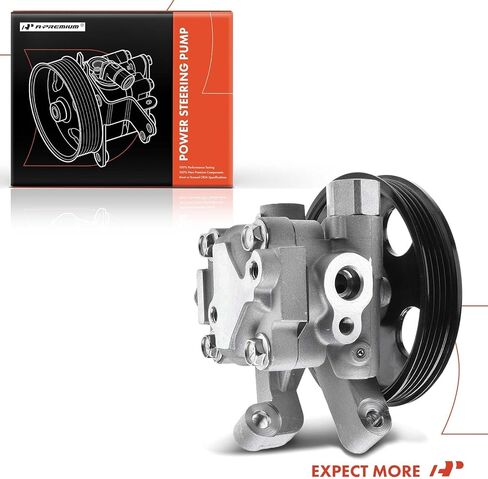A-Premium Power Steering Pump, with Pulley, Compatible with Mazda 6 2009 2010 2011 2012 2013, V6 3.7L, Replace # GS4H32650B in Saudi Arabia