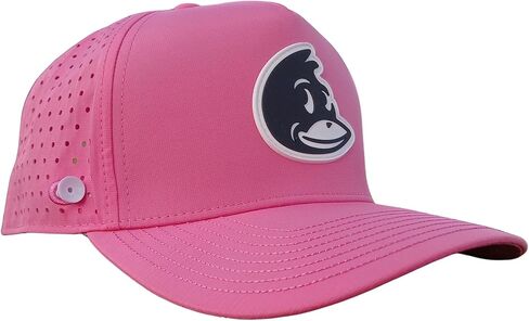 Wild Horses Performance Ladies Golf Hat w Built in Clip - Water Resistant - Integrated Tee Holder & Ball Marker Magnet - Lightweight Pink Golf Cap for Women and Girls in Saudi Arabia