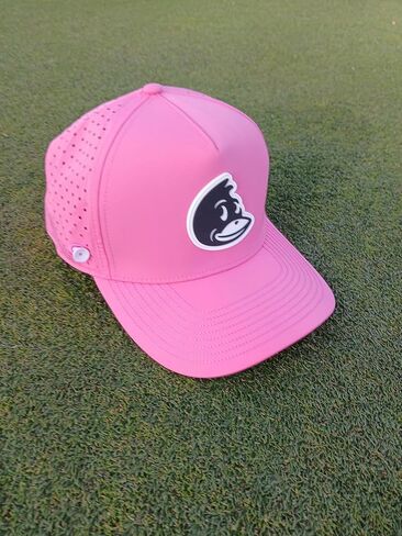 Wild Horses Performance Ladies Golf Hat w Built in Clip - Water Resistant - Integrated Tee Holder & Ball Marker Magnet - Lightweight Pink Golf Cap for Women and Girls in Saudi Arabia