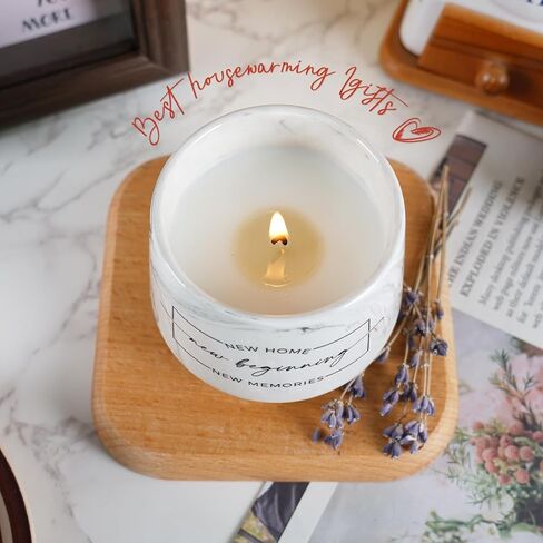 House Warming Gifts New Home – Housewarming Gift for Women, Men, Couple, Friend New Homeowner New Home Gift Ideas for First Apartment Party Decor Closing Presents for Home Buyers Scented Candle 6oz in Saudi Arabia