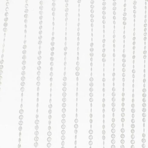 Efavormart Luxury High-Density Crystal Bead Curtain, 5x10ft with 43 Strands, Shimmering Room Divider & Backdrop for Living Room, Events in Kuwait