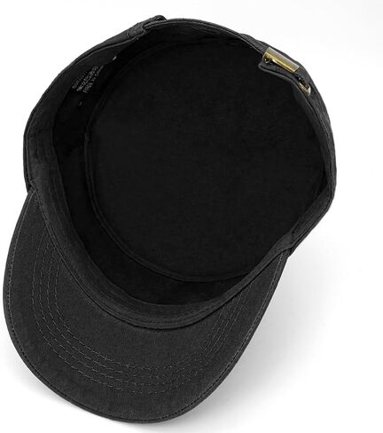 Cadet Army Cap Military Style Vintage Flat Top Hat for Men in Saudi Arabia