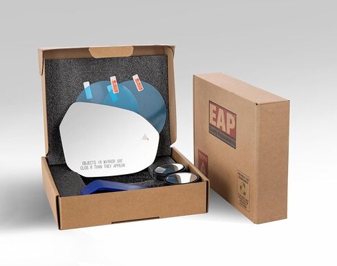 EAP Passenger Side Mirror Glass Compatible With BMW 530i, 540i, i5, M5 2024-2026, 740i, 750e, 760i, i7 2023-2026, X3 2025-2026, Heated With Blind Spot Without Auto Dimming, 51165A24394 51165A59990 in Saudi Arabia