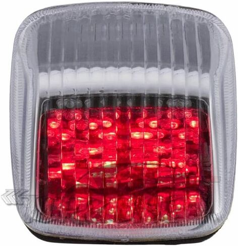 Compatible for HARLEY 2002–2006 VRSCA V-Rod； 2007–2010 VRSCAW V-Rod; Taillight Brake Light Rear Lamp Integrated Turn Signal Function (Style 2: LED Brake Light+ Turn Signal, Smoke Color) in Kuwait