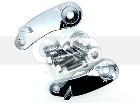Orange Cycle Parts Front Turn Signal Chrome Relocation Kit for Harley Softail Springer - FXSTS 1989-2007 in Kuwait