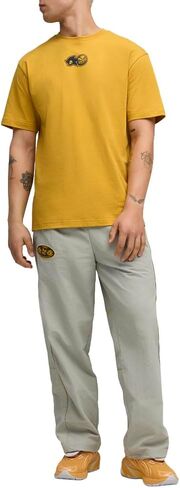 PUMA Mens X Sonic Relaxed Graphic Crew Neck Short Sleeve Casual Tops Casual - Black in Saudi Arabia