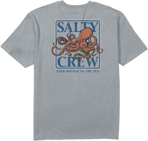 Salty Crew Mens Ink Slinger Standard Short Sleeve Tee Quarry Large in Saudi Arabia