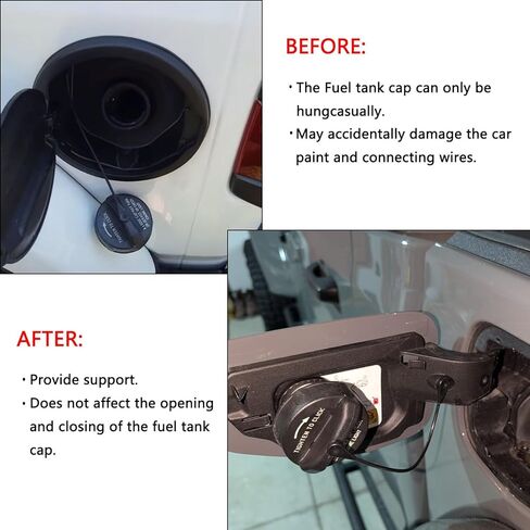 Gas Cap Holder Compatible for 2019-2023 Gladiator JT Fuel Tank Cap Holder in Kuwait