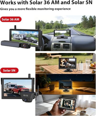 كابل تعزيز USB للكاميرا الاحتياطية اللاسلكية: موصل طاقة شاشة 4 دبابيس مع زر واحد للاستيقاظ، طاقة USB ثابتة للوحة قيادة نظيفة، ملحق كاميرا احتياطية لسيارات الدفع الرباعي، الالتقاط، الشاحنة، RV، المقطورة in Kuwait