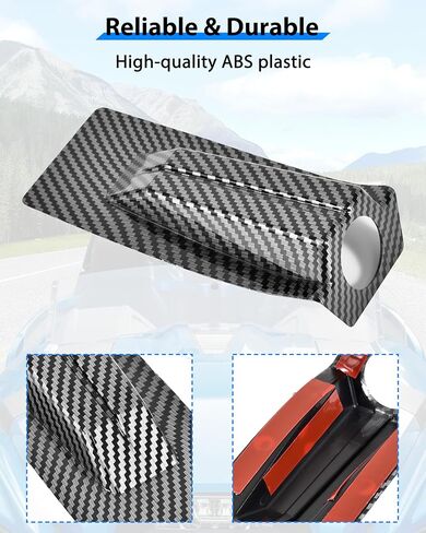 Rear Camera Trim Cover for Polaris Slingshot, Carbon Fiber Pattern ABS Rear Camera Decorative Protector Frame Lid Trim Cover for Polaris Slingshot 2020-2024 Accessories in Saudi Arabia