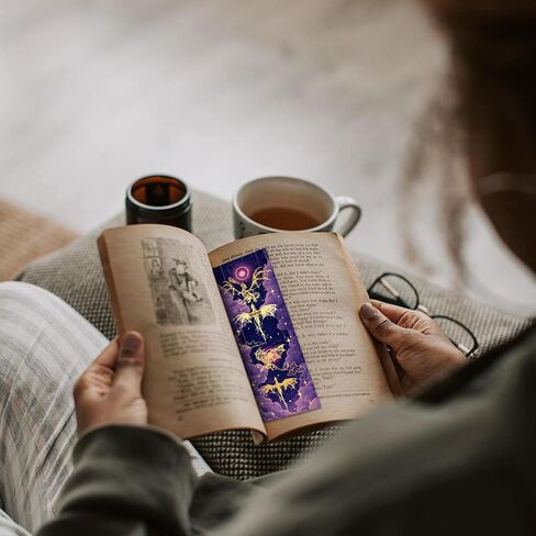 Fantasy Dragon Bookmark Gifts - 150 Pcs Fourth Paper Bookmarks Bulk for Men Women Book Lovers Novel Fans Wing Page Marks Merch School Reading Accessories Bookish Gift for Birthday Graduation in Kuwait