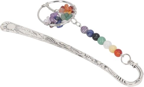 Crystal Bookmark,Exquisite Healing Stone Tree Bookmark Decorative Bookmark Stone Book Mark for Teacher Students Appreciation Graduation Gift (Colorful) in Saudi Arabia