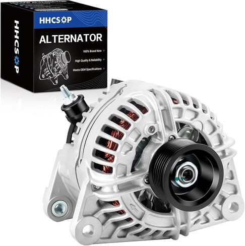 New Alternator Replacement for 2003 2004 2005 2006 Dodge Ram 1500 2500 3500 V8 5.7L, 2004 Durango V8 5.7 5.7L 12V 136Amp, Replace OE 13985, 0-124-525-006, 0-124-525-051, 400-24064, 56028699AA in Saudi Arabia