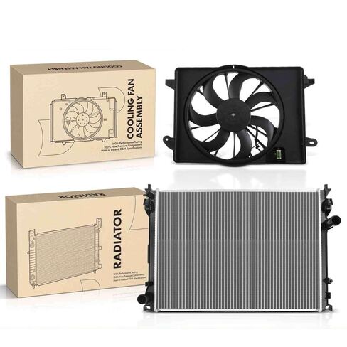 Replacement Parts for Radiator&Cooling Fan Assembly Kit for Dodge Challenger Charger Chrysler 300 Mod-A58PP-43622 in Saudi Arabia