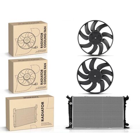 Replacement Parts for Radiator&Cooling Fan Assembly Kit for Audi A4 A4 Quattro A5 allroad Q5 2.0L Mod-A58PP-43195 in Saudi Arabia