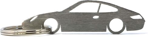 Boostnatics Silhouette Keychain Keyring for 911 (997) Key Fob in Kuwait
