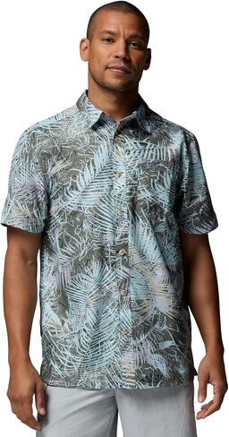 Columbia Men's PFG Super Slack Tide Camp Shirt, Cypress Hooked UP, Large in Saudi Arabia