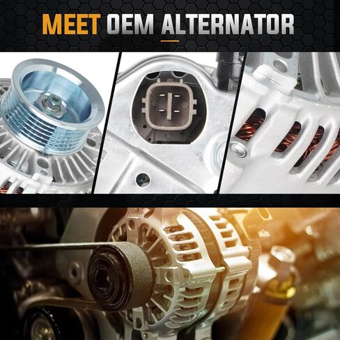 New 80AMP Alternator 2.3 2.3L Fit for Honda Accord 1998-2002, for Acura CL 1998-1999 Replace # AND0145, 101211-9990, 31100-PAA-A01, 9762219-101 in Saudi Arabia