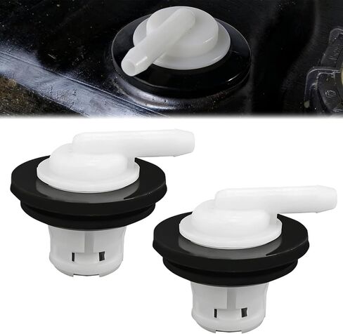 2PCS Fuel Tank Vent Plug, Fuel Tank Vent Valve and Grommet Kit, Compatible with Jeep Wrangler, Ford 1980-1996 F150 F250, 1980-1997 F350 Gas Tank Vent Valve, OEM#5360058 5360059 in Kuwait
