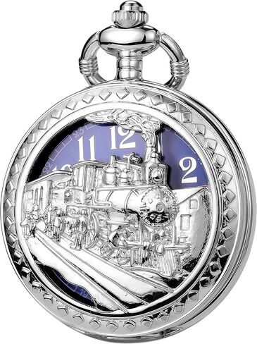 ساعة الجيب ساعات الجيب Steampunk مع سلسلة للرجال تأثيري منقوشة الشمس السلس in Kuwait