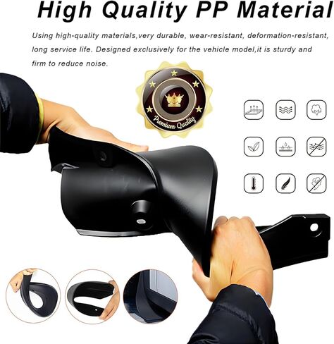 Heavy Duty Car Mud Flaps Splash Guards Mudguard Compatible with Jeep Wrangler Rubicon 2019 2020 2021 2022 2023 2024 2025 Front and Rear Mudflaps with Screw Accessories & Car Wash Towels, 4Pcs in Saudi Arabia