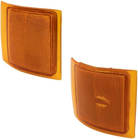 Brock Replacement Driver and Passenger 4 Pc Set Lower & Upper Signal Side Marker Lights Compatible with 1994-2002 C/K Pickup Truck in Kuwait