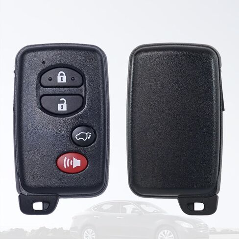 استبدال MechanMagic Smart Key Fob يناسب Toyota Highlander 2007-2014 دخول بدون مفتاح للتحكم عن بعد، تشغيل دفع 4 أزرار FCC ID: HYQ14AAB 271451-0140 Board PN: 89904-48110 SUV in Kuwait
