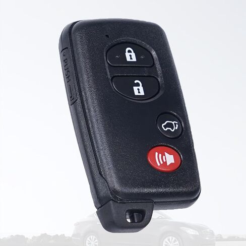 استبدال MechanMagic Smart Key Fob يناسب Toyota Highlander 2007-2014 دخول بدون مفتاح للتحكم عن بعد، تشغيل دفع 4 أزرار FCC ID: HYQ14AAB 271451-0140 Board PN: 89904-48110 SUV in Kuwait