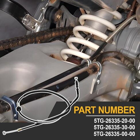 كابل القابض متوافق مع رقم الجزء 2004-2009 Yamaha YFZ450 5TG-26335-20-00 5TG-26335-30-00 5TG-26335-00-00 in Saudi Arabia