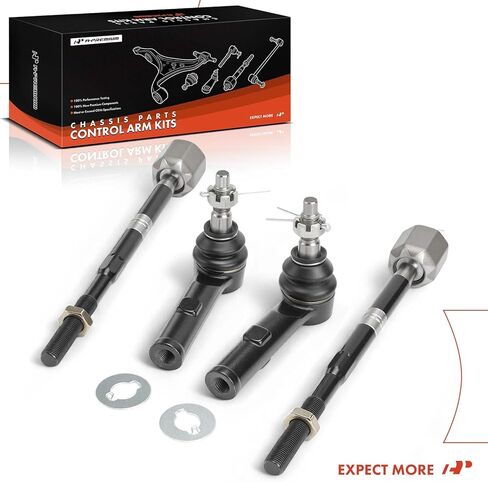 A-Premium Set of 4, Front Inner and Outer Tie Rod End Kit, Compatible with Lincoln Aviator 2003 2004 2005 in Saudi Arabia