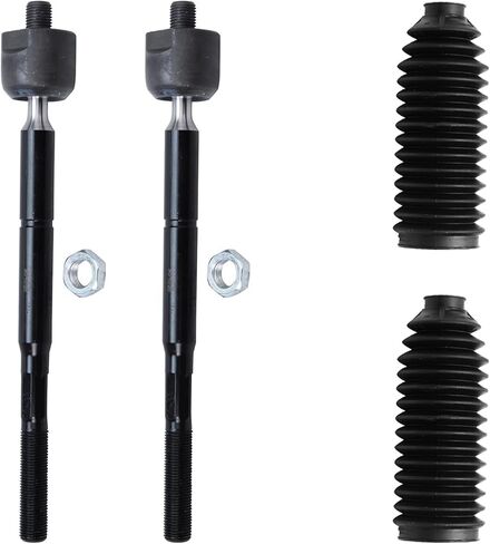 Detroit Axle - 2WD Front 4pc Tie Rods Kit for 95-04 Toyota Tacoma, 2 Inner Tie Rod Ends 2 Boots 1995 1996 1997 1998 1999 2000 2001 2002 2003 2004 Replacement in Saudi Arabia