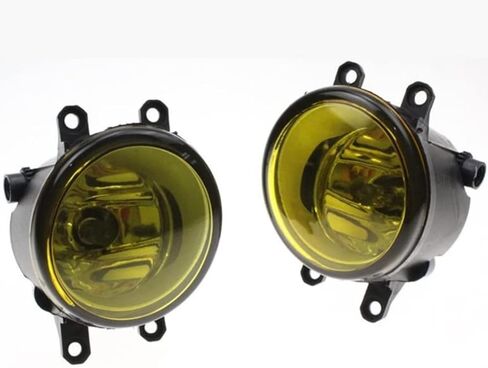 Tiny Force Pair of Halogen Yellow Fog Light Lamp Left Right Side Compatible fwith Toyota Corolla Camry Highlander Prius Sienna Tacoma Avalon Venza RAV4 Yaris Matrix Solara GX460 IS250 IS350 RX350 in Saudi Arabia