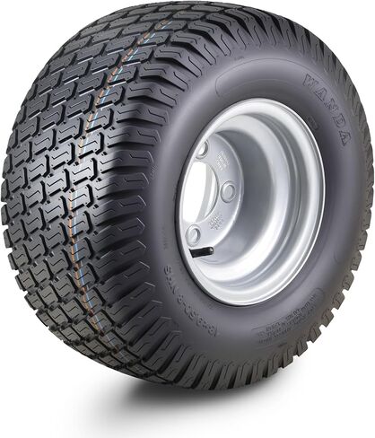 WANDA Lawn Mower Tractor Tire & wheel 18X9.5-8 4-Ply with 4 Lugs on 4" PCD Silver Wheel-13032 in Saudi Arabia