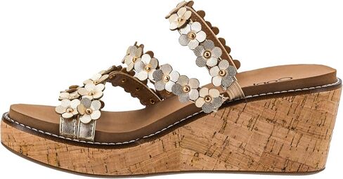 Corkys Footwear Womens Let’s Be Friends Wedge – With a 2.5 Inch Heel, a Cushioned EVA Insole for All-Day Wear, and a Strappy Floral Upper For a Cute Spring Look in Saudi Arabia