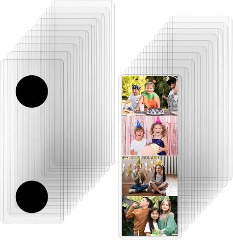 Rainmae 20 جهاز كمبيوتر شخصى إطارات الصور حماة، 2x6 في حامل إطارات الصور المغناطيسية للثلاجة حاملي الصور واضحة لصور photobooth إطارات الصور المغناطيسية للجدار سطح الطاولة مكتب ديكور المنزل in Saudi Arabia