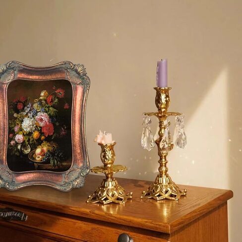 PARAFAYER Vintage Picture Frame 4x6 Inch, Antique Bronze Ornate Photo Frame With Floral Motif and Patina, High Definition Glass Front, Retro Home Decor Art Gallery (Bronze 4x6) in Saudi Arabia