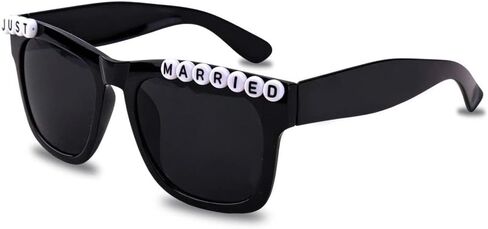 Guqqeuc Wedding Day Sunglasses Just Married Eyeglasses Team Bride Best Man Eyewear for Bachelorette Party Supplies in Kuwait