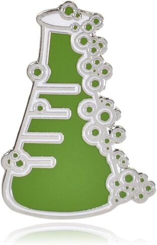 Erlenmeyer Flask Hard Enamel Lapel Pin in Saudi Arabia