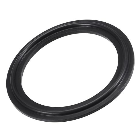 MECCANIXITY Fluorine Rubber Gasket Flange O-Ring for 2.5 Inch Vacuum Clamp Black Pack of 2 in Kuwait