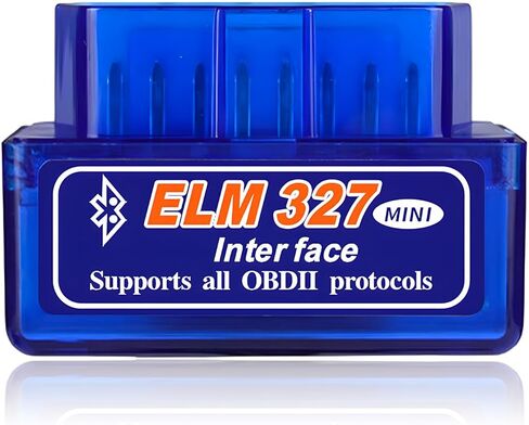 ELM327 OBDⅡ Car Auto Diagnostic Scanner, Mini Bluetooth Scan Tool Automotive Failure Detector, Professional Wireless Engine Fault Code Reader for Most OBDII Vehicles (1 PCS) in Kuwait