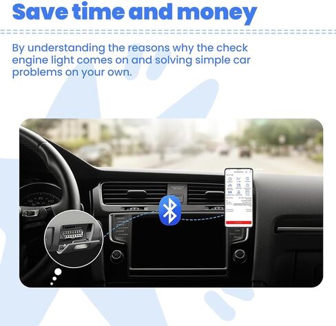 ماسح ضوئي obd2 بلوتوث لهاتف iPhone iOS Android، أداة فحص تشخيص السيارة، محرك فحص قارئ رمز الضوء، ملحقات السيارة، متوافق مع نظام تشغيل Android Symbian Windows in Saudi Arabia