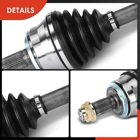 A-Premium Front CV Axle Shaft Assembly Compatible with Honda Pilot 2016-2022, Passport 2019-2022 & Acura MDX 2016-2020, 3.5L, Driver and Passenger Side, Set of 2 (1 Pair) in Saudi Arabia