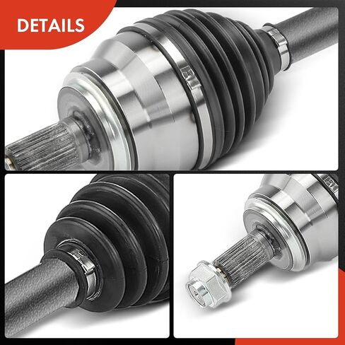 A-Premium Front CV Axle Shaft Assembly Compatible with Honda Pilot 2016-2022, Passport 2019-2022 & Acura MDX 2016-2020, 3.5L, Driver and Passenger Side, Set of 2 (1 Pair) in Saudi Arabia