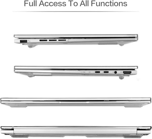 MOSISO Case Compatible with ASUS Zenbook 14 inch OLED 2026 2025 2024 Release (Model: UX3405M / UX3405C), Lightweight Protective Plastic Hard Shell Case Cover, Crystal Clear in Saudi Arabia
