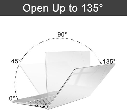MOSISO Case Compatible with ASUS Zenbook 14 inch OLED 2026 2025 2024 Release (Model: UX3405M / UX3405C), Lightweight Protective Plastic Hard Shell Case Cover, Crystal Clear in Saudi Arabia