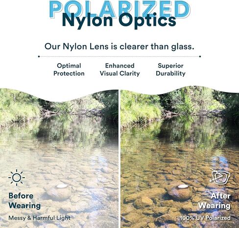 Rheos Coopers Floating Polarized Sunglasses | 100% UV Protection | Boating & Fishing | Water Sport | Anti-Glare | Men & Women in Kuwait