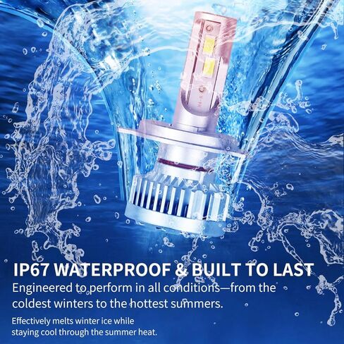 مجموعة مصابيح H4 لسيارة Honda Civic Coupe لعام 1994 التوصيل والتشغيل 6000K 22,000 لومن مع Canbus مدمج خالٍ من الأخطاء (عبوة من 2) ضوء الضباب in Kuwait