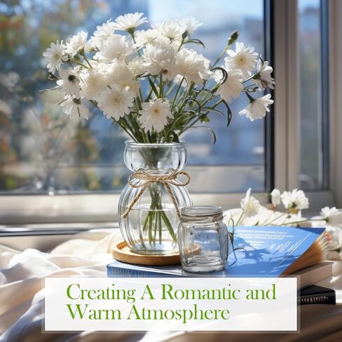 LemonRoad 4 Pcs Bulb Glass Vases for Flowers Forcing Hyacinth Avocado Clear Decorative Bulb Vase with Round Bamboo Coaster for Women Gardening Lovers Home Office Plant Table Decoration in Kuwait